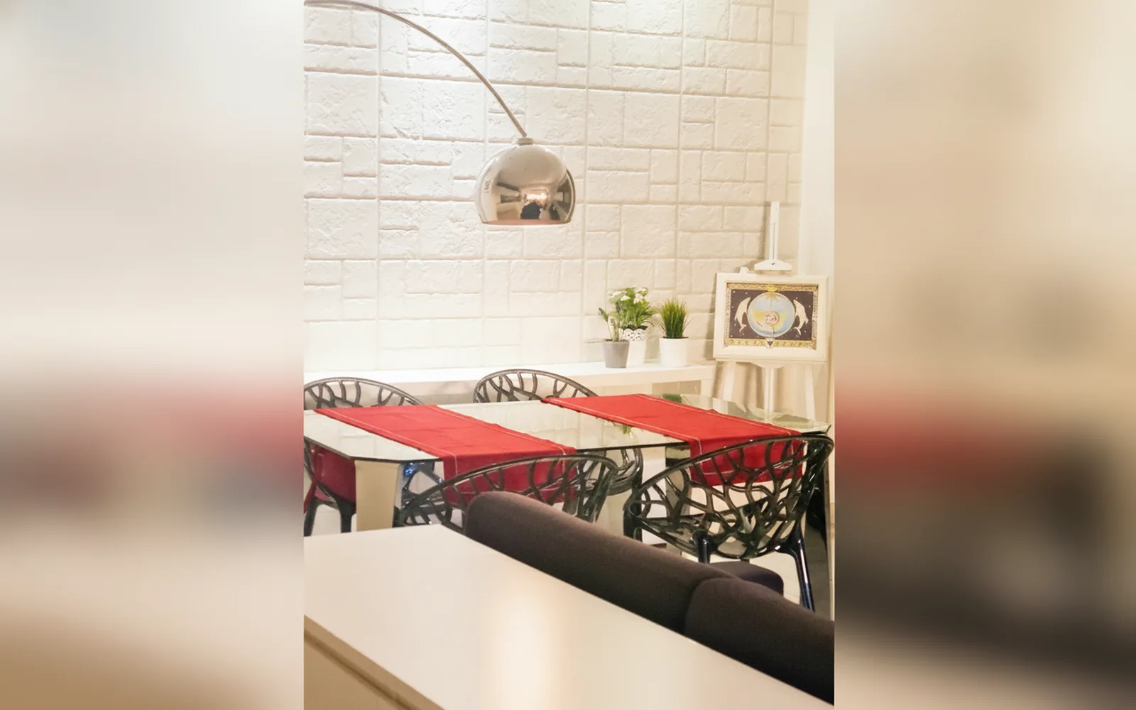 Zona living con cucina e area pranzo — Positive Energy Home, Palermo (Sicilia) (foto 4)